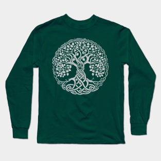 Celtic knot tree of life or Gaelic knotwork art Oak of life Long Sleeve T-Shirt